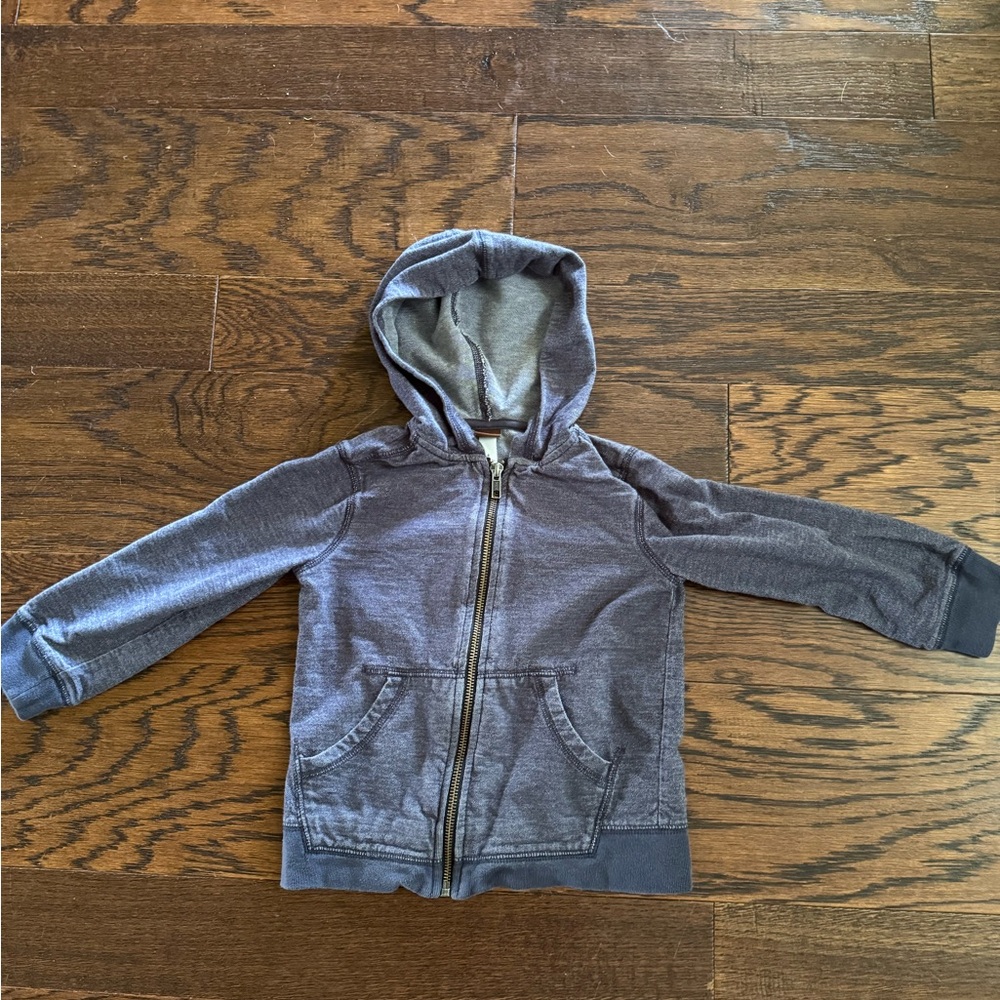 Tea Collection for kids size 4 Heather blue Hoodie in great condition